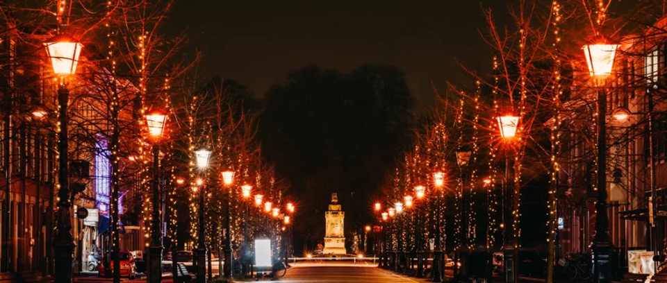 Lichtjesroute door het Stationskwartier Breda - Willemstraat